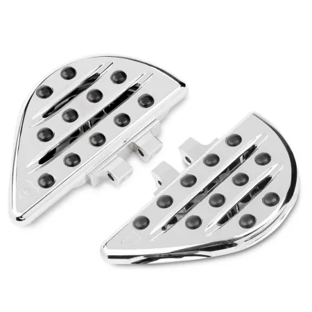 Arlen Ness Deep Cut Passenger Floorboards In Chrome Finish For 2014-2020 Indian Chief, Chieftain, Springfield & Roadmaster Motorcycles (P-3007)