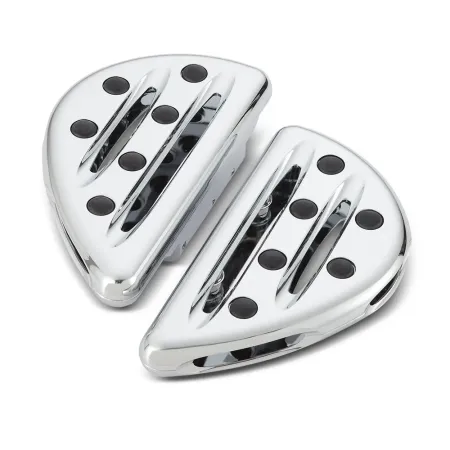 Arlen Ness Deep Cut Mini Floorboards In Chrome Finish For 2015-2020 Indian Scout & 2016-2018 Victory Octane Motorcycles (P-3003)