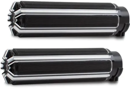 Arlen Ness 10 Gauge Comfort Grips In Black Finish For 2014-2022 Indian Scout & 2016-Up Victory Octane Motorcycles (P-5010)