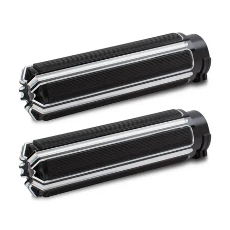 Arlen Ness 10 Gauge Comfort Grips In Black Finish For 2014-2018 Indian Motorcycles (Except Scouts) (I-5010)