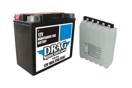 Drag Specialties Replacement Battery 310 CCA For 1986-1996 XL Sportster, 1984-1990 Softail & 1984-1994 FXR Models (DTX20H-FT-EU)