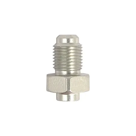 TRW Varioflex Connector M10 x 1.00 Ext Threaded, Male Inverted Flare, No Pin in Silver Finish (MVF100A)
