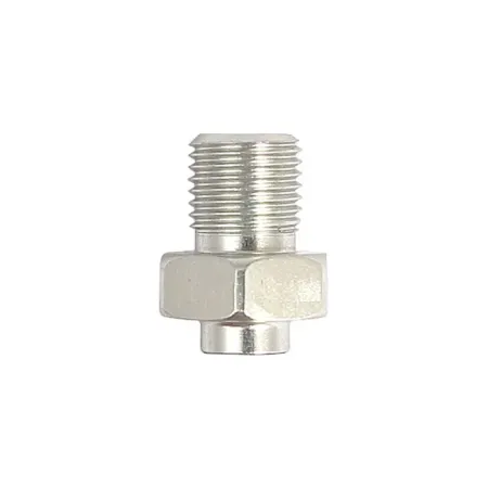 TRW Varioflex Connector M10 x 1.00  Ext. Threaded Female Inverted Flare, No Pin in Silver Anodized Finish (MVF400A)