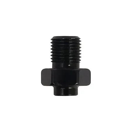 TRW Varioflex Connector M10 x 1.00  Ext. Threaded Female Inverted Flare, No Pin in Black Anodized Finish (MVF400S)