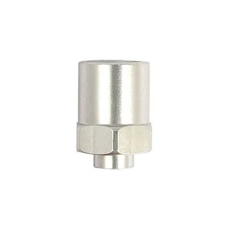 TRW Varioflex Connector M10 x 1.00 Int. Threaded, Female Inverted Flare, Large Hole, No Pin in Silver Anodized Finish (MVH100A)