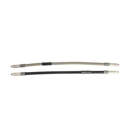 TRW Varioflex Brake Line 123cm With TUV In Black Coated Or Clear Coated Finish