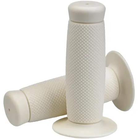 Biltwell 7/8 Inch Renegade TPV Grips in White Finish (6704-0278)