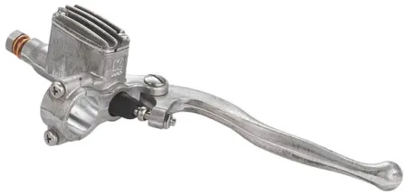 Kustom Tech Classic Line Brake Master Cylinder With 12mm Bore In Raw Aluminium Finish (20-602)