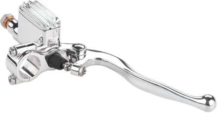 Kustom Tech Classic Line Brake Master Cylinder With 12mm Bore In Polished Aluminium Finish (20-600)