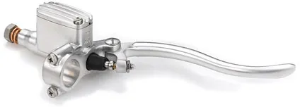 Kustom Tech Deluxe Line Brake Master Cylinder With 12mm Bore In Satin Aluminium Finish (20-401)