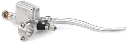 Kustom Tech Deluxe Line Brake Master Cylinder With 14mm Bore In Satin Aluminium Finish (20-403)