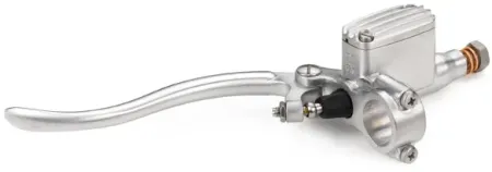 Kustom Tech Deluxe Line Clutch Master Cylinder With 14mm Bore In Satin Aluminium Finish (20-413)