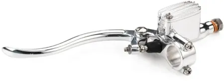 Kustom Tech Deluxe Line Clutch Master Cylinder With 14mm Bore In Polished Aluminium Finish (20-412)
