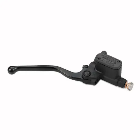 Kustom Tech Grimeca Brake Master Cylinder With 12mm Bore For 7/8 Inch Handlebars In Black Finish (20-203)