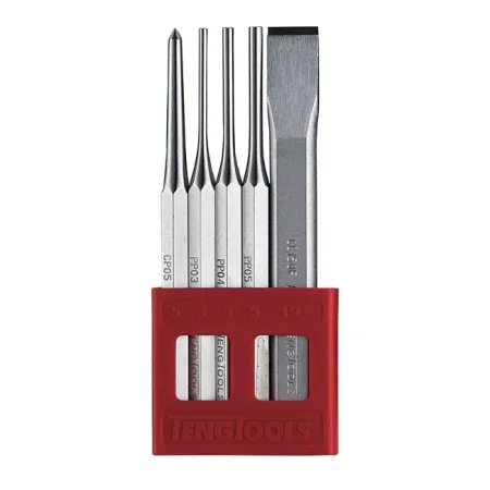 Tengtools, Center Point And Chisel Set Made Of Hardened Steel (237860101)