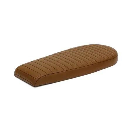 C-Racer Scrambler Seat in Dark Brown Finish Synthetic Leather For Universal Use (SCRF1-DBR-L-B)
