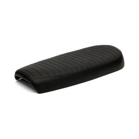 C-Racer Scrambler Seat in Black Finish Synthetic Leather For Universal Use (SCRF4-BL-L-B)