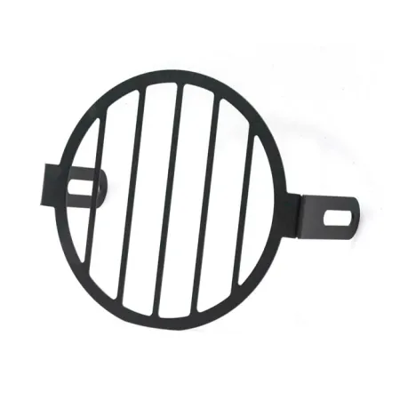 C-Racer Universal headlight Grill No2 in Black Powder Coated Metal For 7 to 8 Inch Headlights For Universal Use (ULG-2)