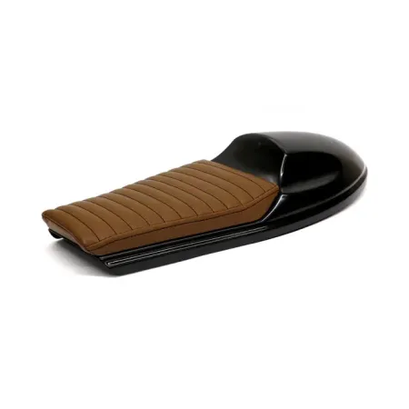 C-Racer Future Classic Cafe Racer Seat in Dark Brown Finish For Universal Use (SCR12-DBR-L-B)