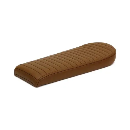 C-Racer Scrambsadle Seat in Dark Brown Finish With 15 Degrees Angle Tail For Universal Use (SCRF2-DBR-L-B)