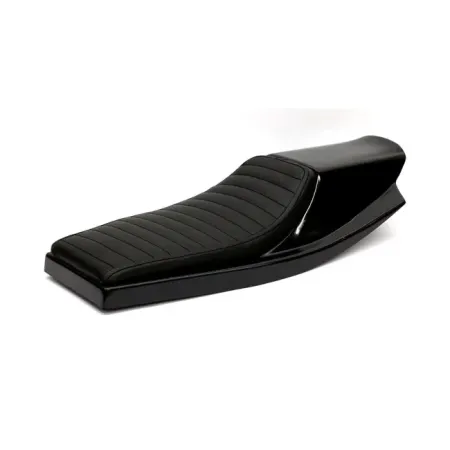 C-Racer Flat Track Racer Seat SCR14 in Black Finish For Universal Use (SCR14-BL-L-B)