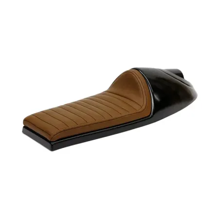 C-Racer Long Classic 'A' Seat in Dark Brown Finish For Universal Use (SCR2.1-DBR-L-B)