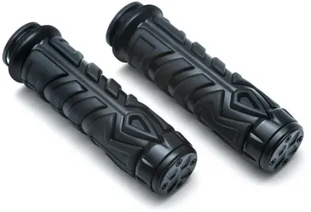 Kuryakyn Spear Grips In Satin Black Finish For Indian 2018-2022 Motorcycles (5753)