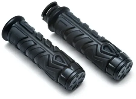 Kuryakyn Spear Grips In Satin Black Finish For Indian Scout 2015-2022 Motorcycles (5634)