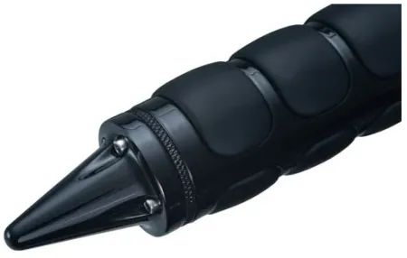Kuryakyn Stiletto End Caps In Gloss Black Finish For Kuryakyn Grips (6359)