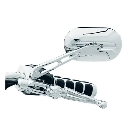 Kuryakyn Large Magnum Plus Mirror With Flat Glass In Chrome Finish (1412)