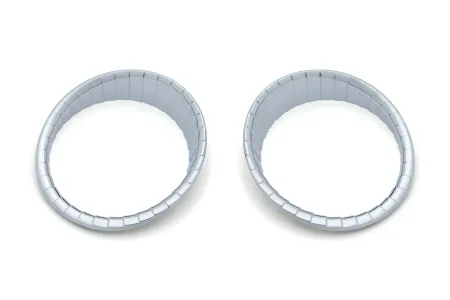 Kuryakyn Aztec Gauge Cluster Accents For Indian 2017-2020 Chieftains & Roadmaster Motorcycles In Chrome Finish (5186)
