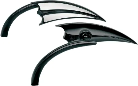 Arlen Ness Scoop Right Side Mirror in Black Finish (13-029)