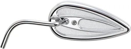 Arlen Ness Die-Cast Teardrop Left Side Mirror in Chrome Finish (13-035)