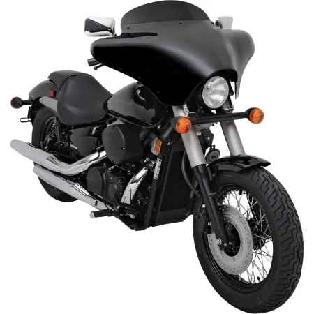 Memphis Shades Batwing 5 Inch Windshield in Black (MEP8501)