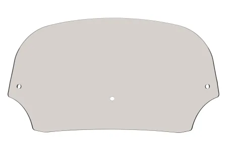 Memphis Shades Batwing 7 Inch Windshield in Solar (MEP8519)