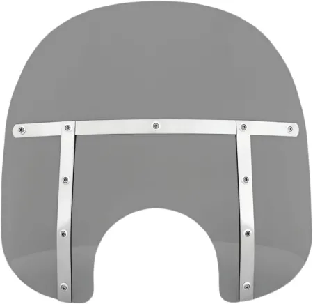 Memphis Shades 15 Inch Fats Windshield Black Smoke For Standard 5-3/4 Inch - 7 Inch Headlights (MEM31212)