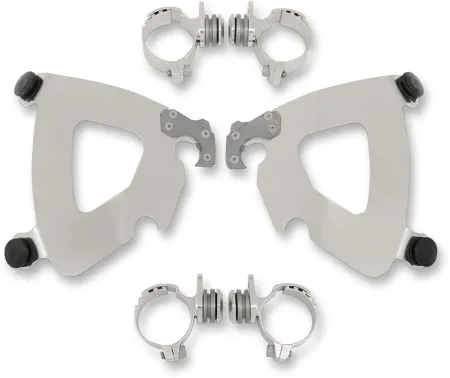 Memphis Shades Gauntlet Trigger-Lock Mounting Kit In Polished Stainless Steel For Indian Models (MEK2024)