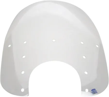 Memphis Shades 19 Inch Replacement Fats Windshield In Clear For 5 3/4 - 7 Inch Headlights (MEP3310)