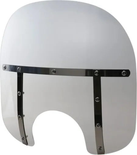 Memphis Shades 15 inch Fats Windshield Clear for Standard 5-3/4 inch - 7 inch Headlights (MEM3120)