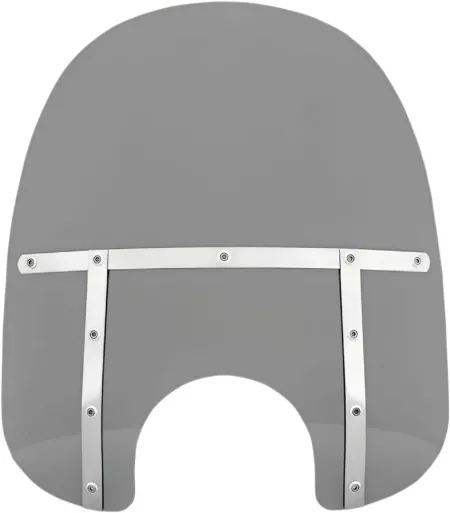 Memphis Shades 19 Inch Fats Windshield Black Smoke For Standard 5-3/4 Inch - 7 Inch Headlights (MEM33112)