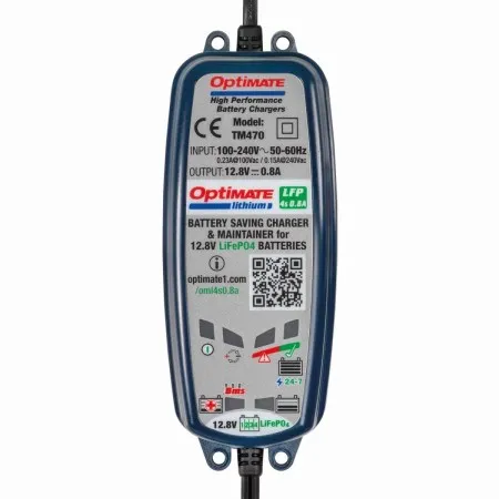 TecMate OptiMate Lithium 4S 0.8A Battery Charger (TM470)