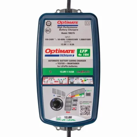 TecMate OptiMate Lithium 4S 9.5A Battery Charger (TM274V2)