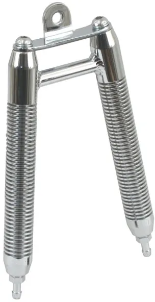 Doss Universal Frame Mounted Oil Cooler In Chrome, V-shape (14-109)