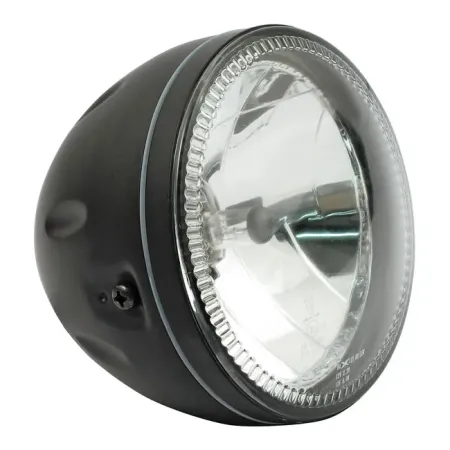 DOSS 5-3/4 Inch Skyline LED Headlamp Side Mount In Black Finish (01194871)