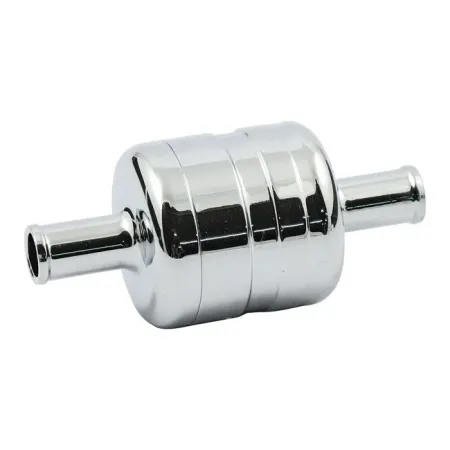 DOSS PCV Crankcase Breather Cannister in Chrome Finish For Universal Use (64058)