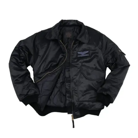 Army Surplus Heavy CWU Jacket Black Size XL (1224111-XL)