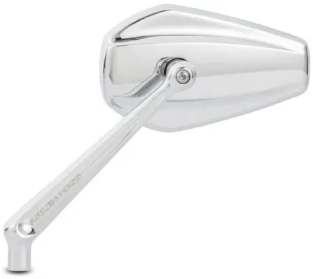 Arlen Ness Mini Stocker Forged Left Mirror In Chrome (13-157)