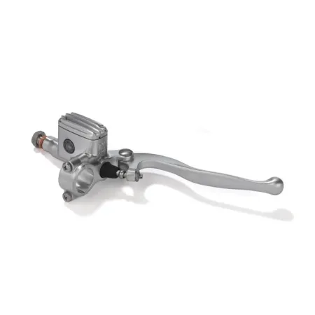 Kustom Tech Classic Handlebar Master Cylinder With Oil Level Glass Inspection 12mm TUV Approved In Polished Finish For 1 Inch Handlebars (20-641)
