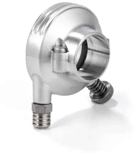 Kustom Tech Deluxe External Throttle Housing For 1 Inch Handlebars In Satin Aluminium (04-031)