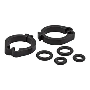Doss Throttle/Idle Cable Clamp in Black Plastic Finish For 1 Inch Handlebars (Pair) (51-677)